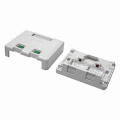 Dual Port Cat5e / CAT6 Surface Mount Box